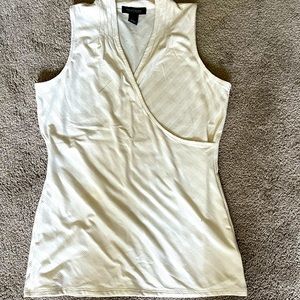 White House Black Market faux wrap top